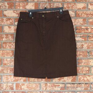 Jones New York Brown Skirt